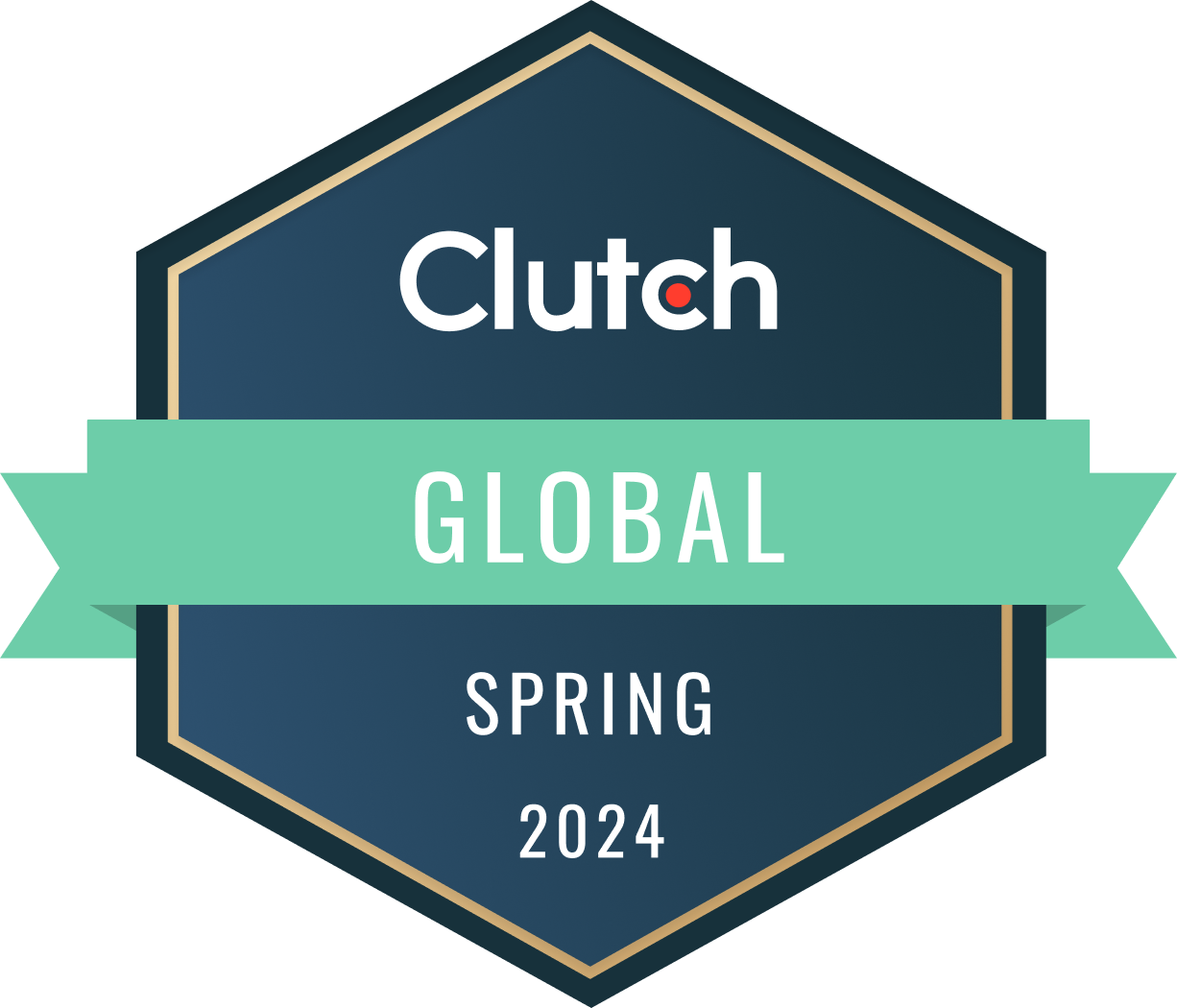 Clutch Global Award Badge 2024 for 6Minded